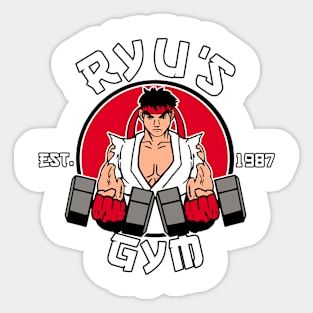 Ryu's Gym Sticker